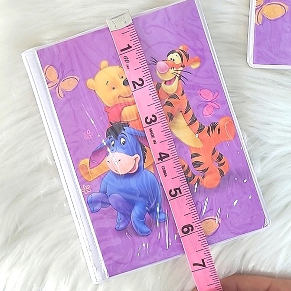 Vintage Y2K Disney Purple Winnie-the-Pooh Eeyore Tigger Piglet Set Photo Album - Picture 11 of 12